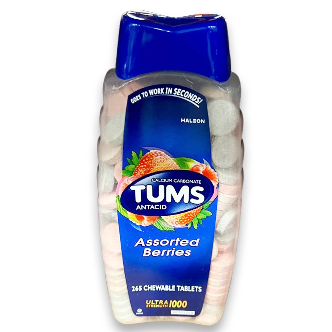 TUMS Antacid Ultra Strength, 265 Chewable Tablets