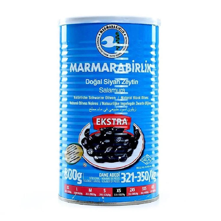 Marmarabirlik Black Olives , 800 G