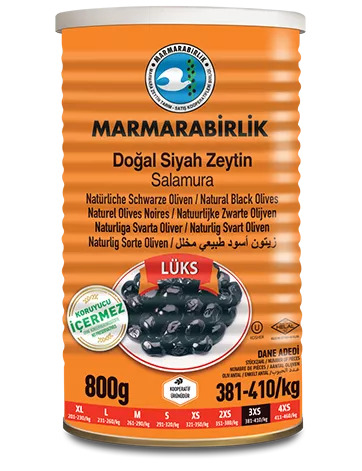Marmarabirlik Black Olives Lüks , 800g