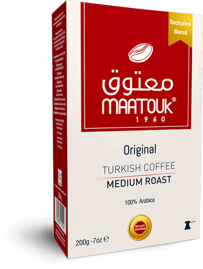 MAATOUK Original Turkish Coffee Medium Roast 200g , 100% Arabica
