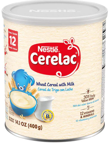 Nestle Cerelac wheat cereal with milk , 400 g