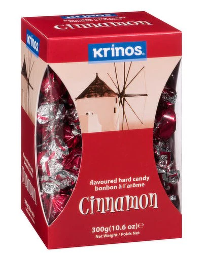 KRINOS Cinnamon Flavored Hard Candy, 10.6 oz
