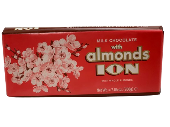 ION Milk Chocolate with Almonds 100g