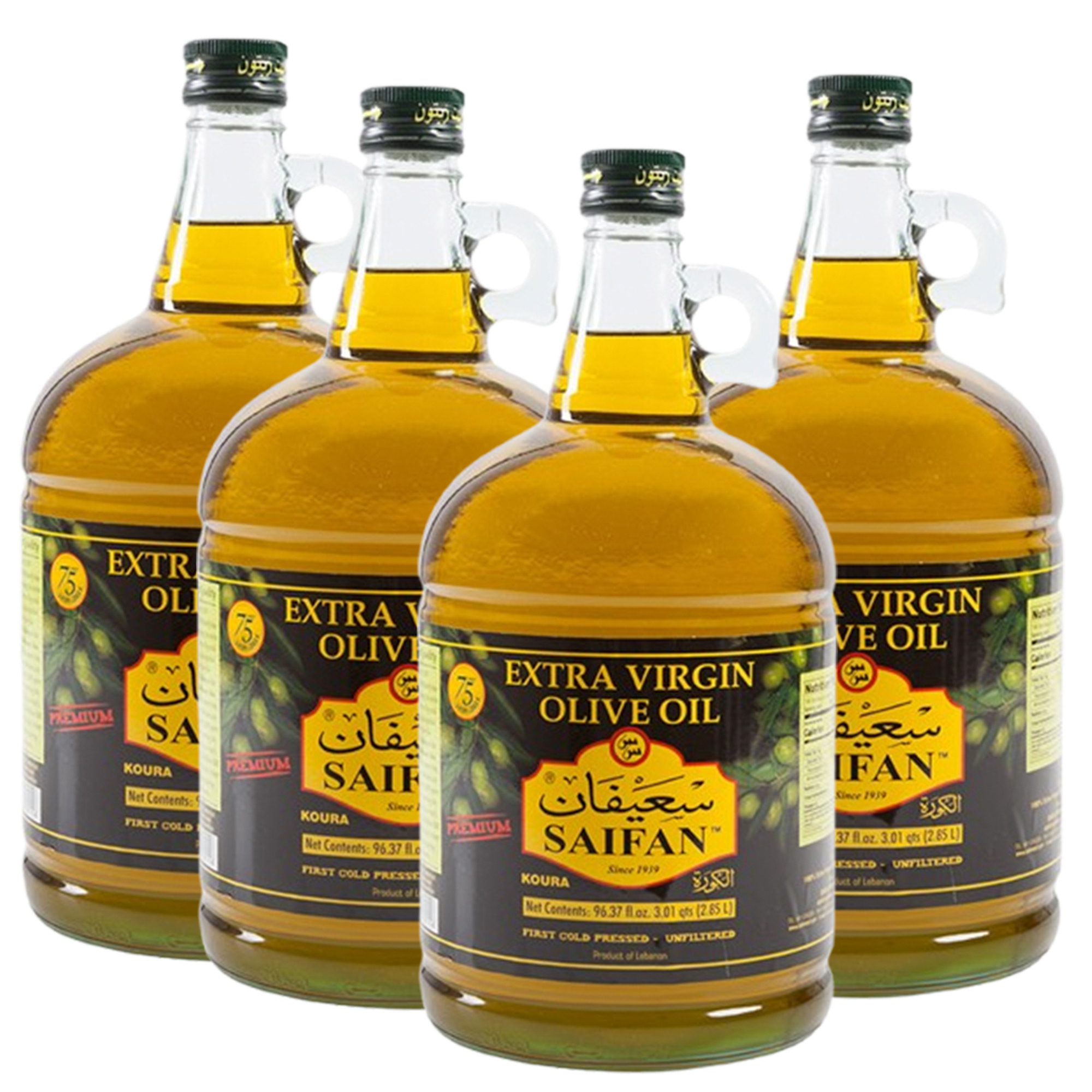 SAIFAN Extra Virgin Olive Oil 96.37 fl oz- 4 Bottels