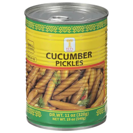 TUT'S Cucumber Pickles  -  Small Size