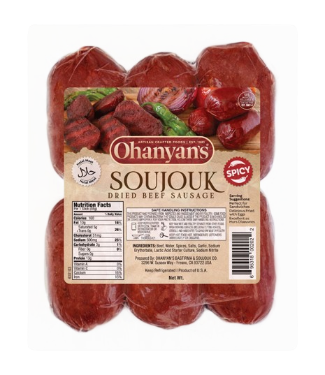 Ohanyan's Soujouk Spicy Halal