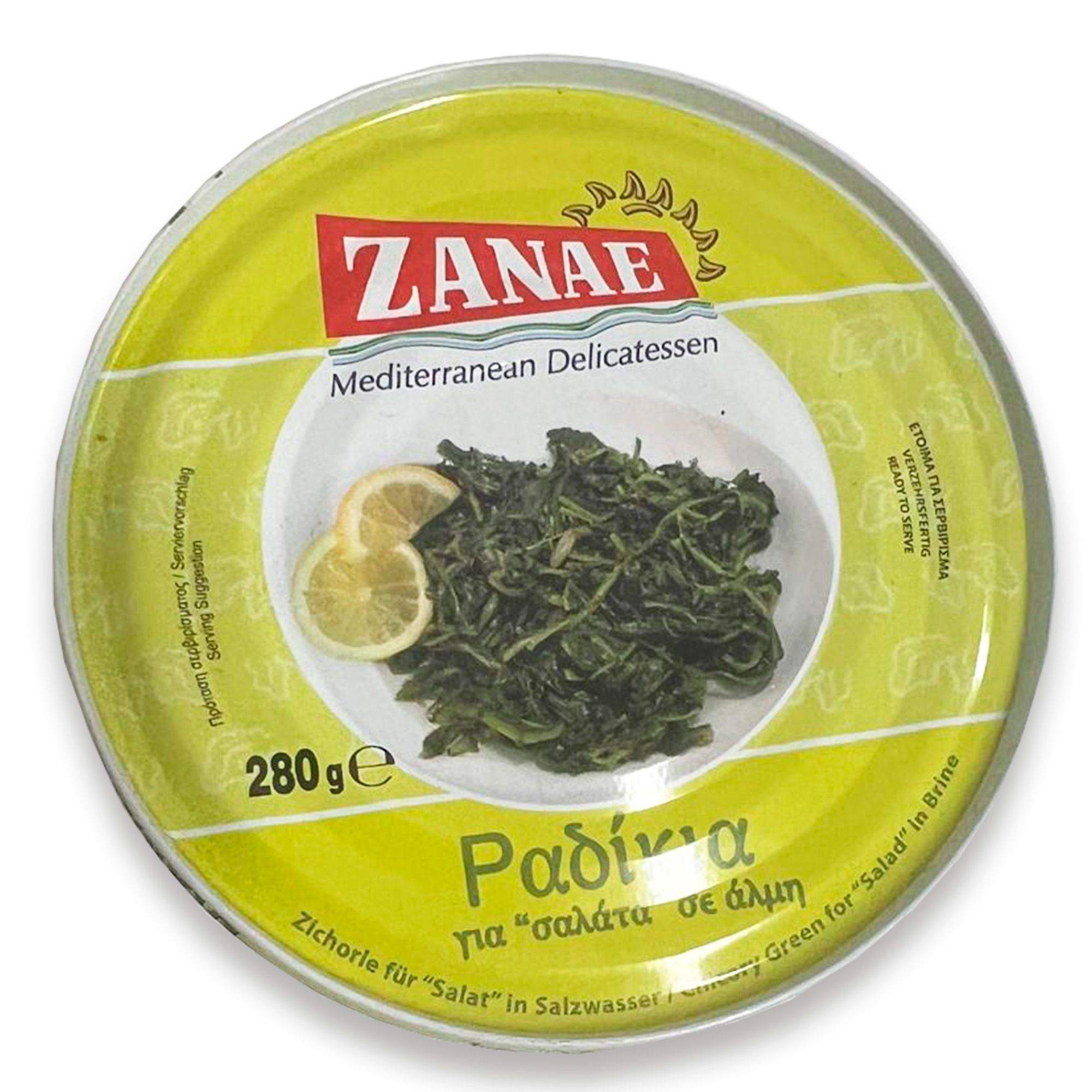 Zanae Chicory Green for Salad in Brine 280 Gr.