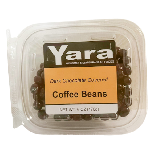 Yara dark chocolate covered coffee beans