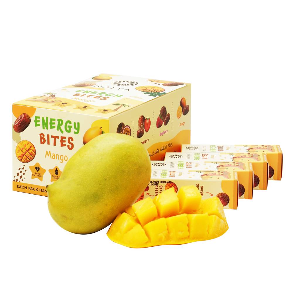 NALYA Dates Energy Bites with Mango 30 G (15 Pcs)