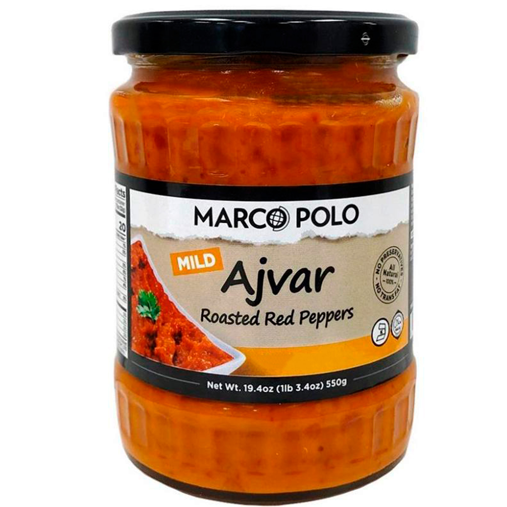 MARCO POLO Mild Ajvar, 550g.
