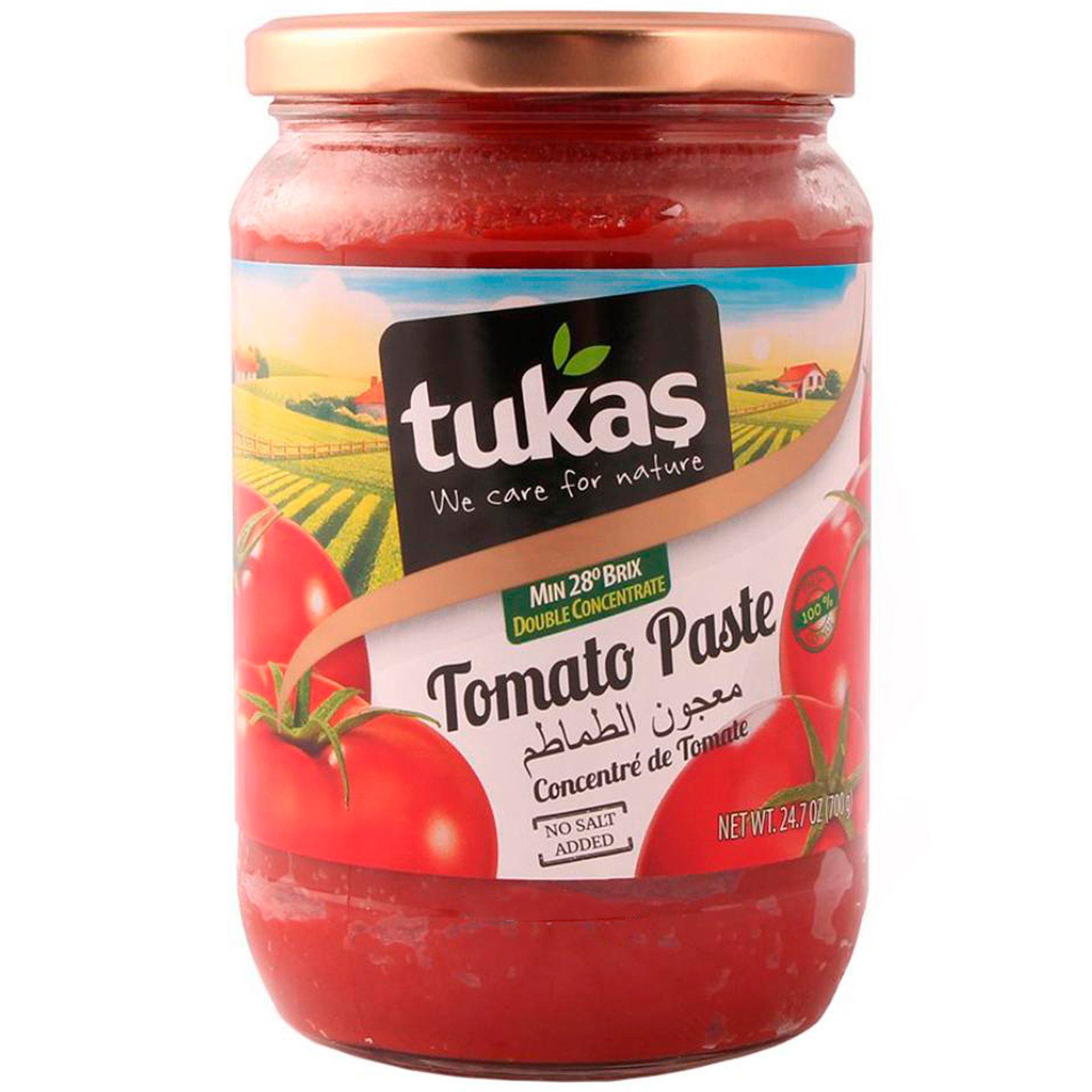 TUKAS Tomato Paste, 24 oz.