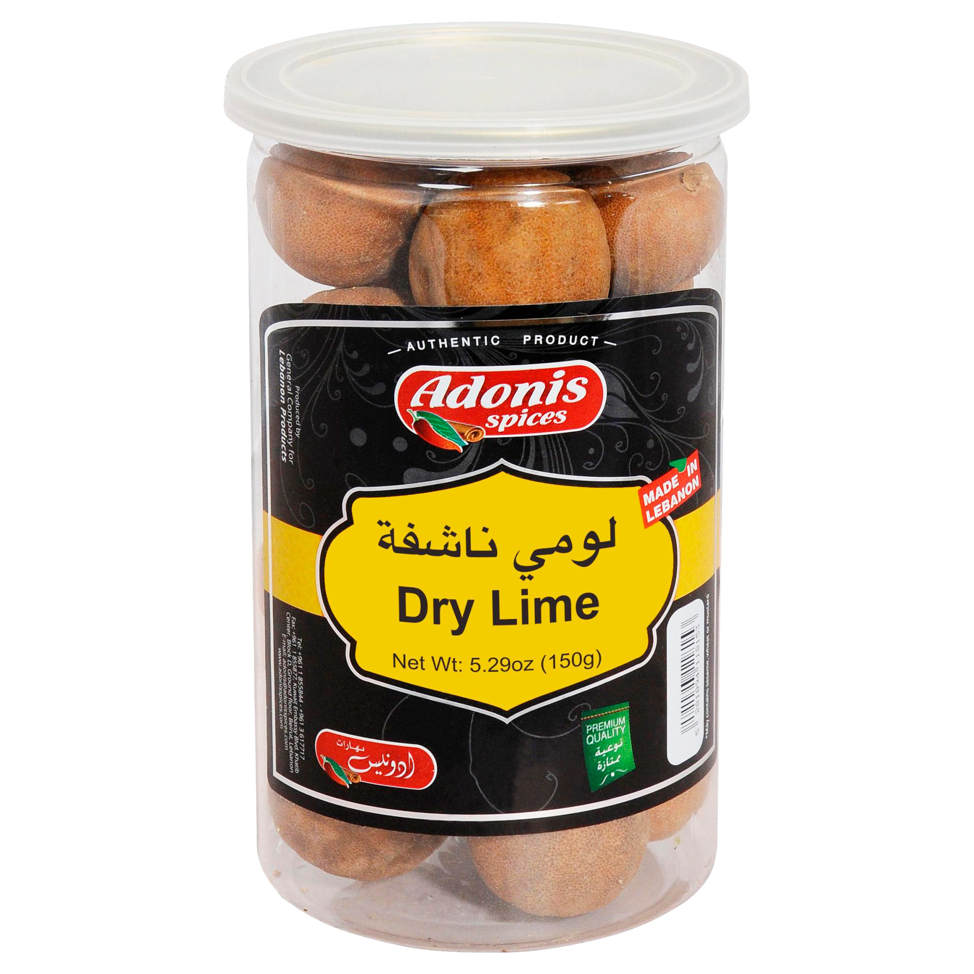 Adonis Dry Lime, 5 oz.