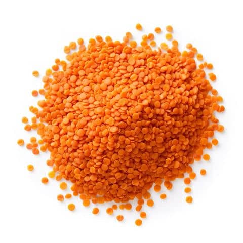 Shamra Red Lentils Split Double Polished, 55 Lbs.