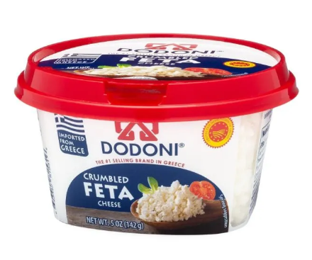 DODONI Greek Feta Crumbled  ,5OZ