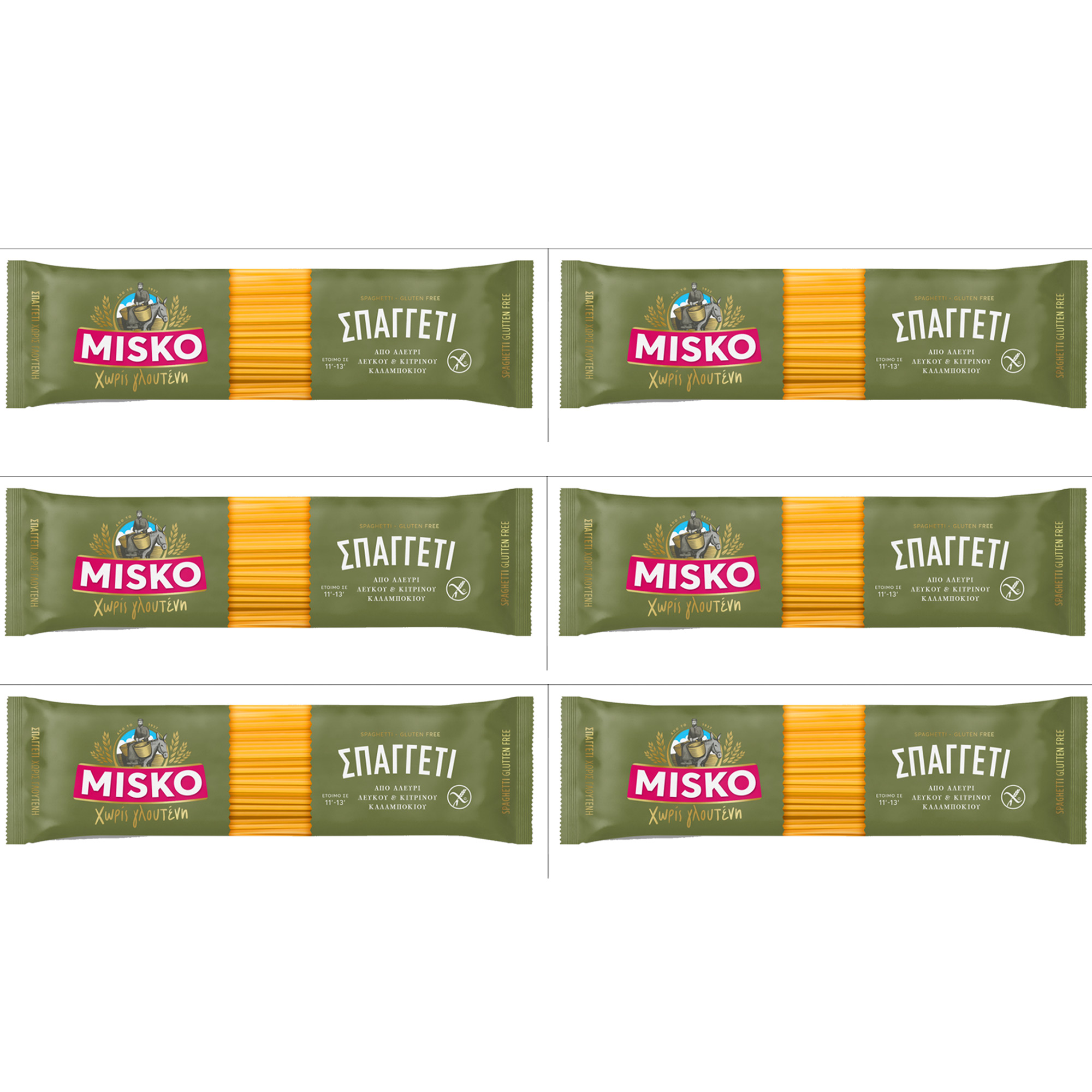 Misko Gluten-Free Spaghetti 400g × 6.