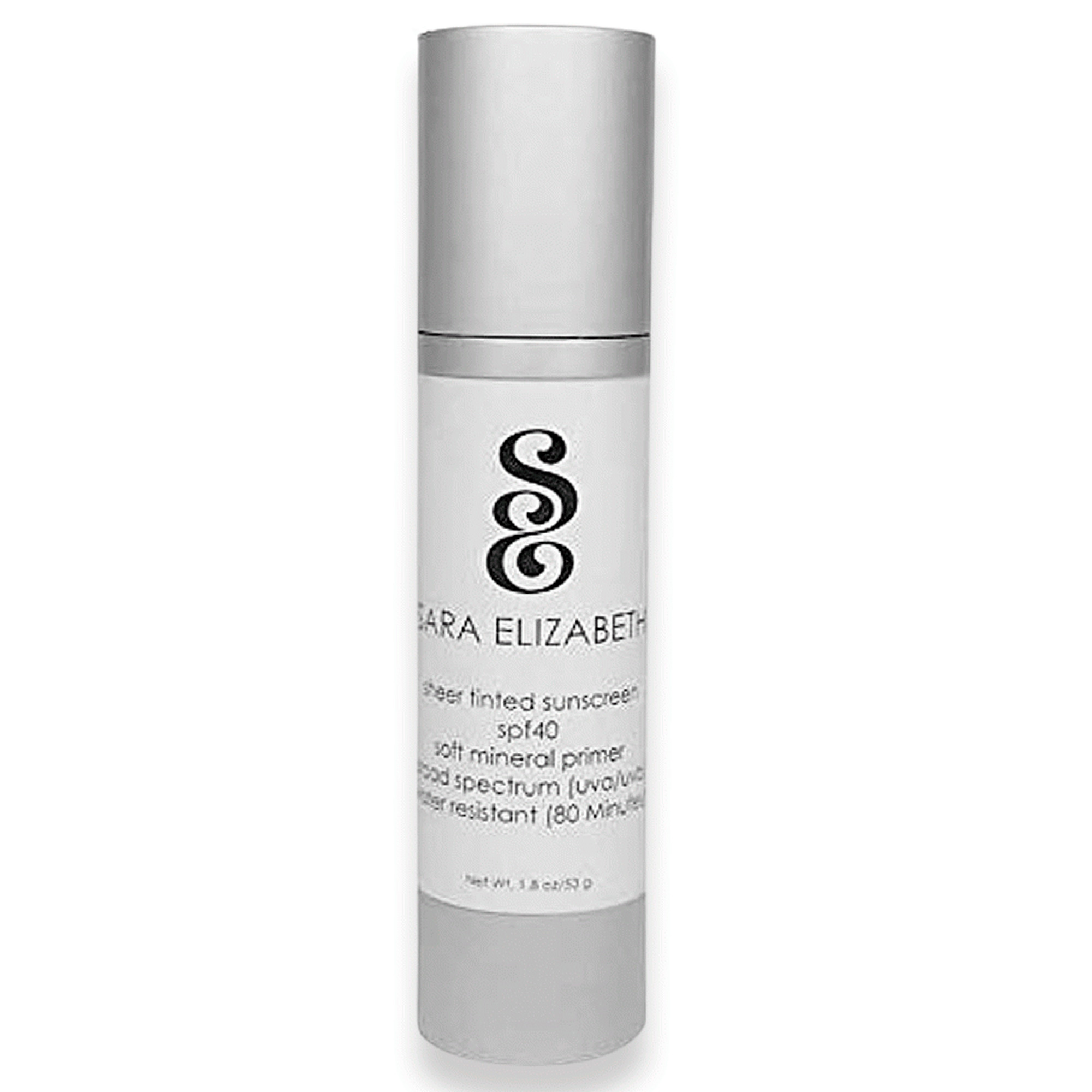 Sara Elizabeth Suncare MATTE FINISH sheer tinted spf 40 soft mineral primer