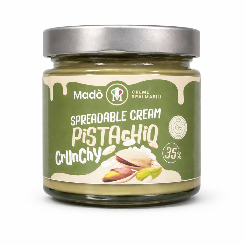 Madò Creme Spreadable Cream Pistachio Crunchy 35%