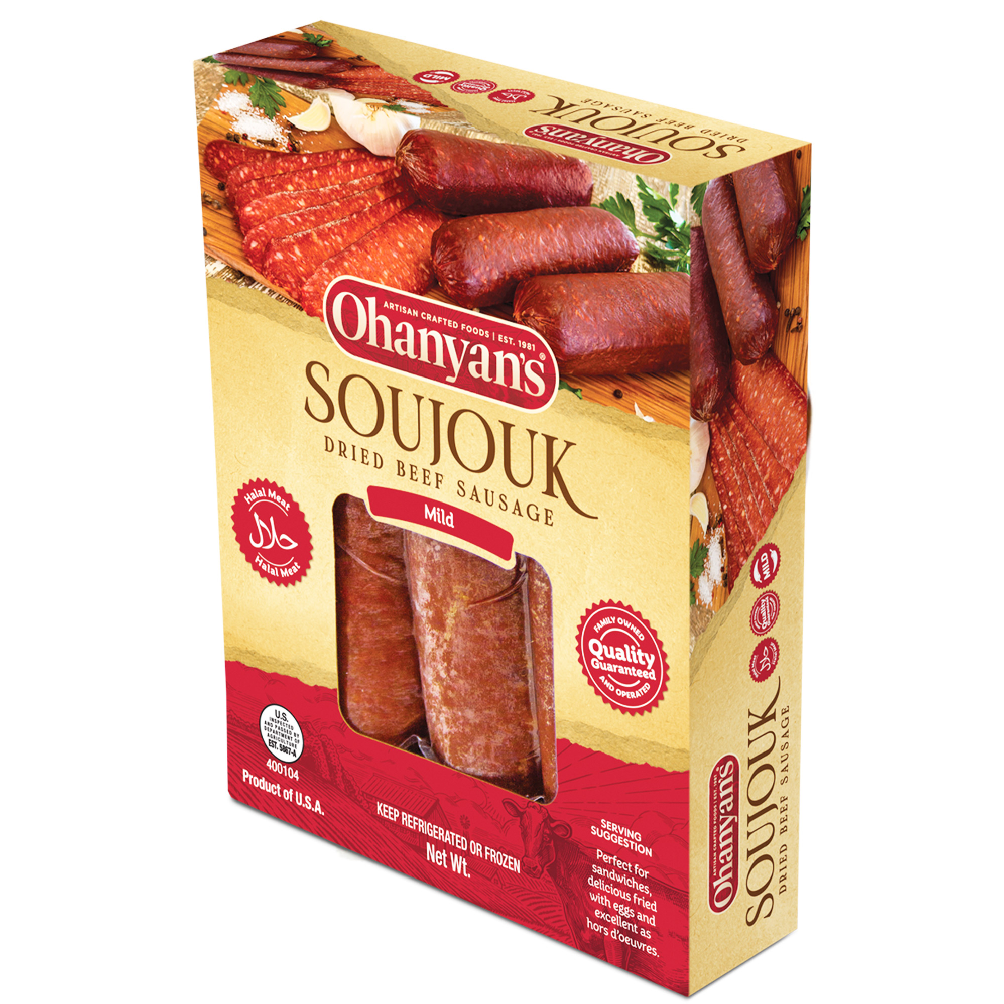 Ohanyan's Soujouk Mild Halal