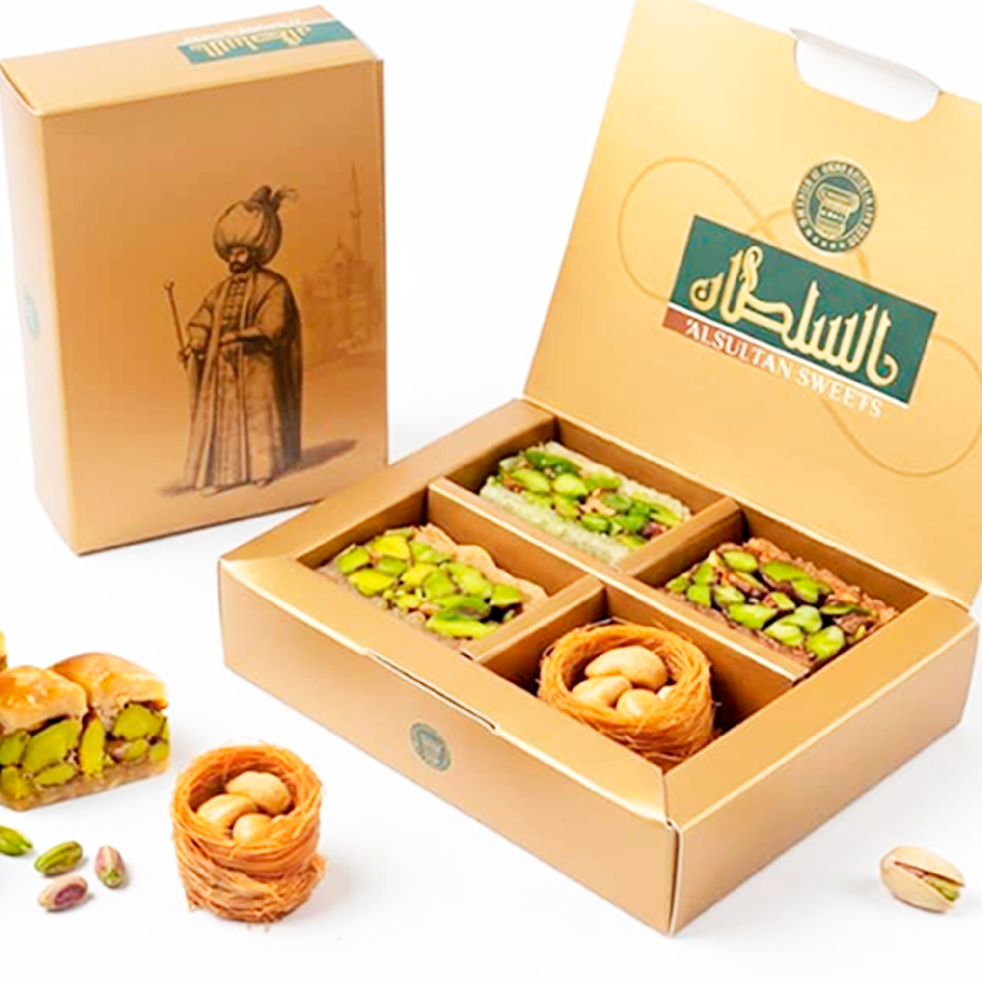 Al Sultan Sweets Mixed Baklava - 4 pcs.40g.