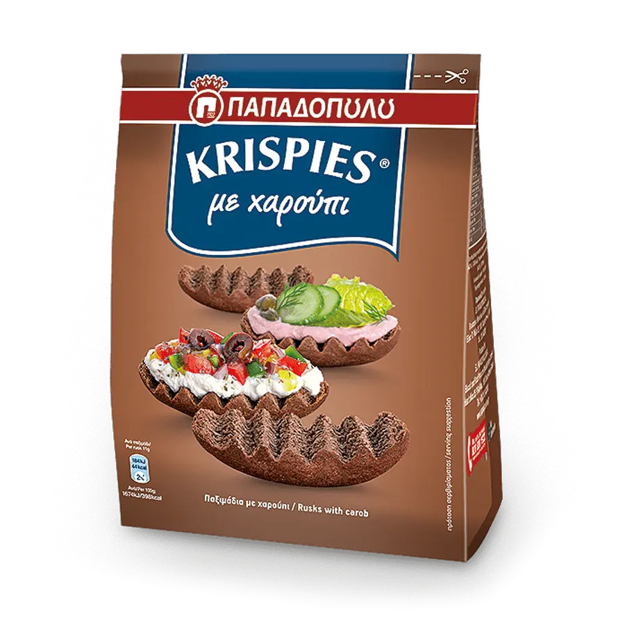 Papadopoulos KRISPIES Carob 10 × 200 g