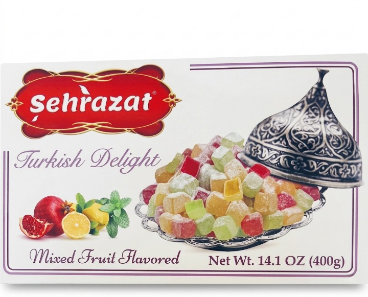Sehrazat Turkish delight Mixed Fruit Flavored 400 g