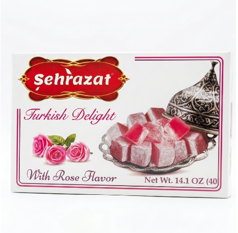 Sehrazat Turkish delight With Rose Flavor 400 g