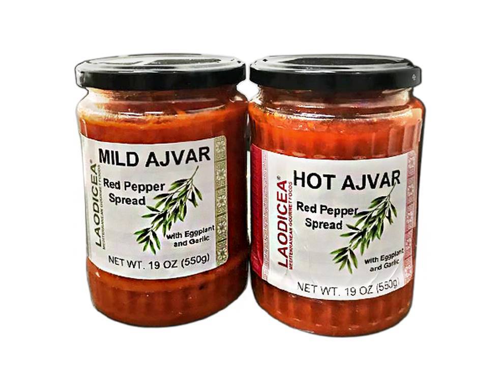 LAODICEA Ajvar Red Pepper Spread (Mild + Hot)