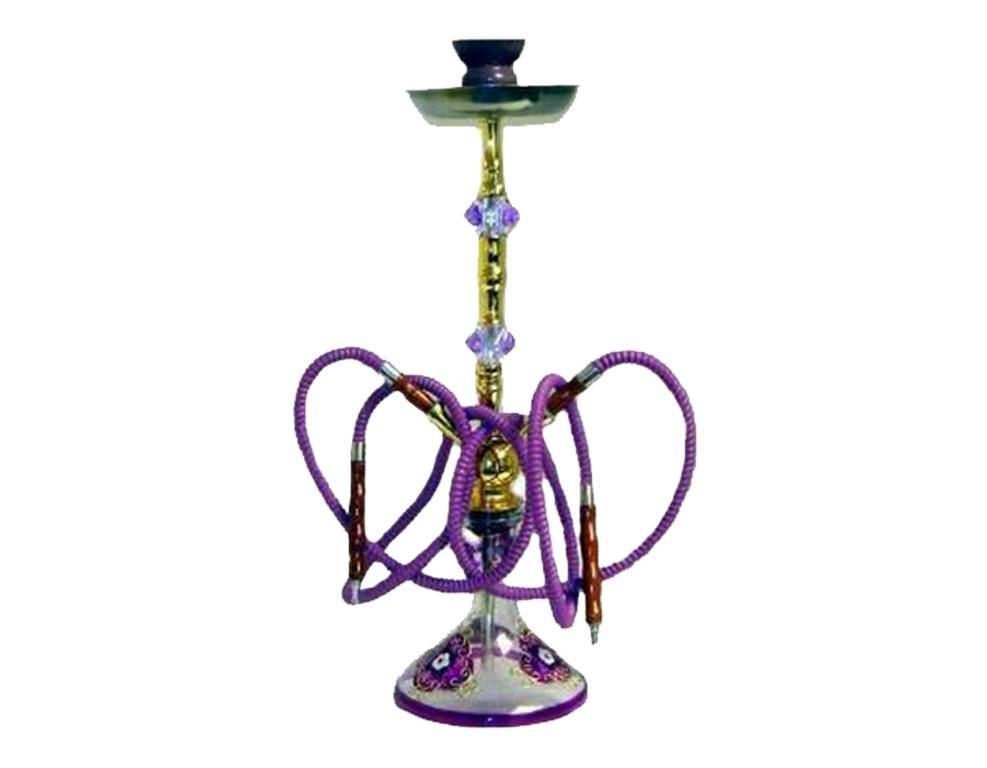 Shamra Hookah Set 23 Inch - Two Hoses with Color