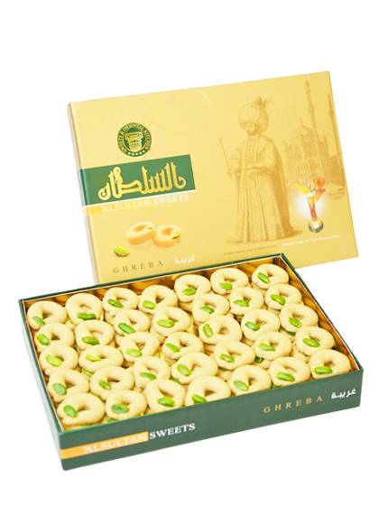 Al Sultan Sweets Ghuraybeh, 500g.