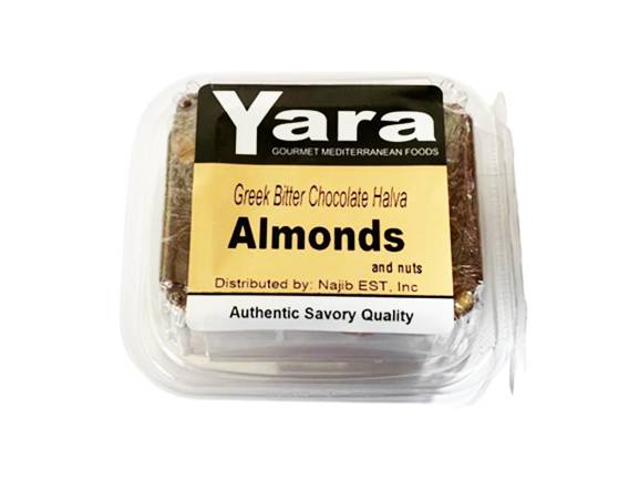 Yara Greek Bitter Chocolate Halva Almonds and Nuts, Approximately 1 lb. (+ -)$5.99/ Lb