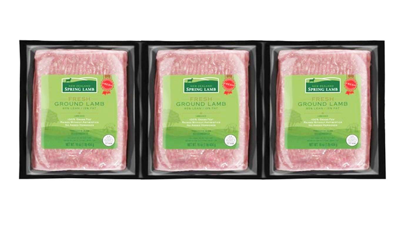 Spring Lamb Halal Lean Ground Lamb, 3pcs.