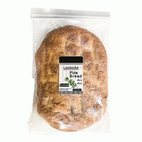 Laodicea Turkish Pide Bread - Whole Wheat, 425g.