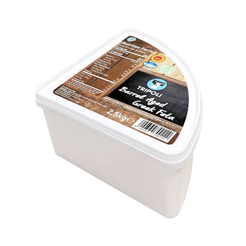 Tripoli Barrel Greek Feta, 2.5kg.