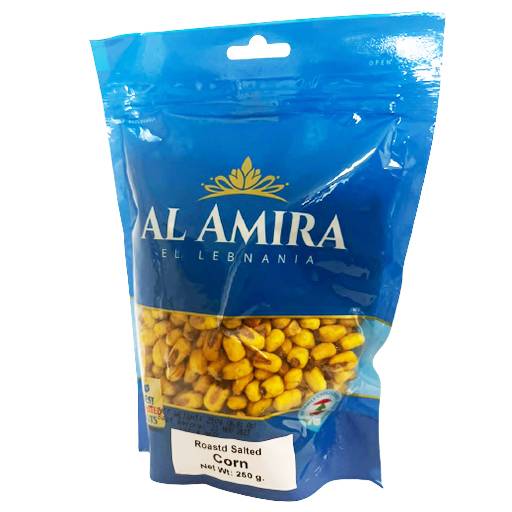 Al amira roasted salted corn, 250g.
