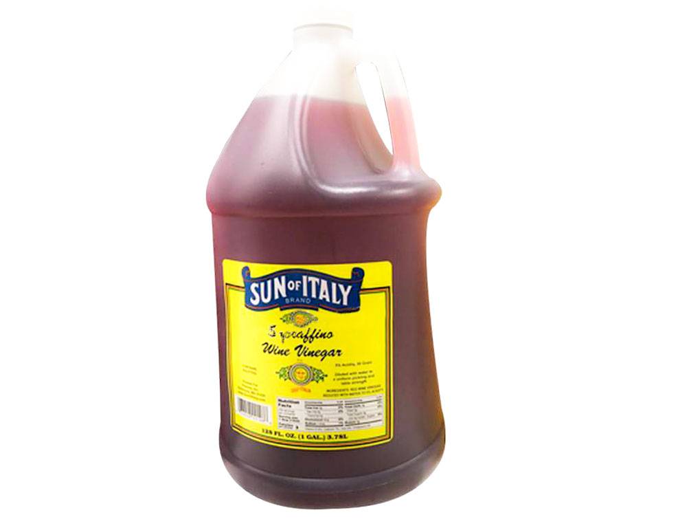 SUN of ITALY Wine Vinegar, 128 oz.