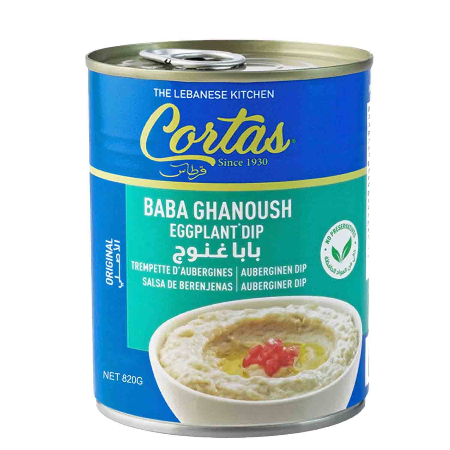 CORTAS Baba Ghanouj - Grilled Eggplant Dip, 29 oz.